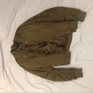Topshop Green Bomber